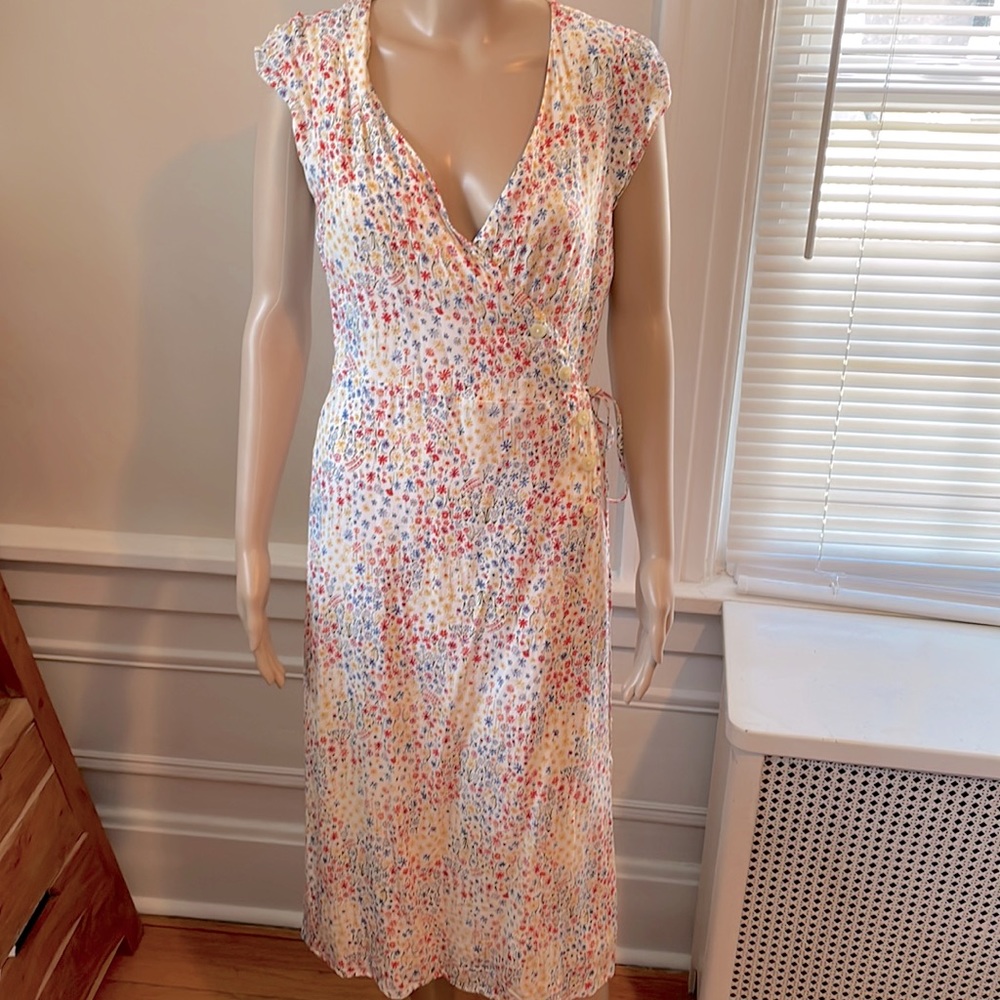 GAP size 4 long floral summer dress